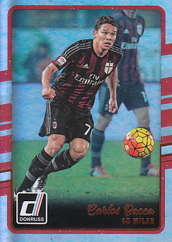 Carlos Bacca A.C. Milan 2016/17 Donruss Soccer Cards Silver Parallel #2